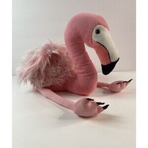 Wild Republic Plush Pink Flamingo Floppy Stuffed Animal Plush 21"